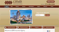 Desktop Screenshot of gbmbinsurance.com