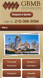 Mobile Screenshot of gbmbinsurance.com